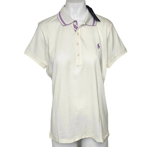 Ralph Lauren Golf  Women's Polo Short Sleeve Shirt Size Medium - Picture 1 of 9